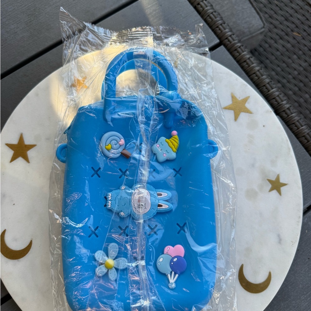 SOLD ‼️FINAL SALE ‼️ Kids Silicone Blue Bag